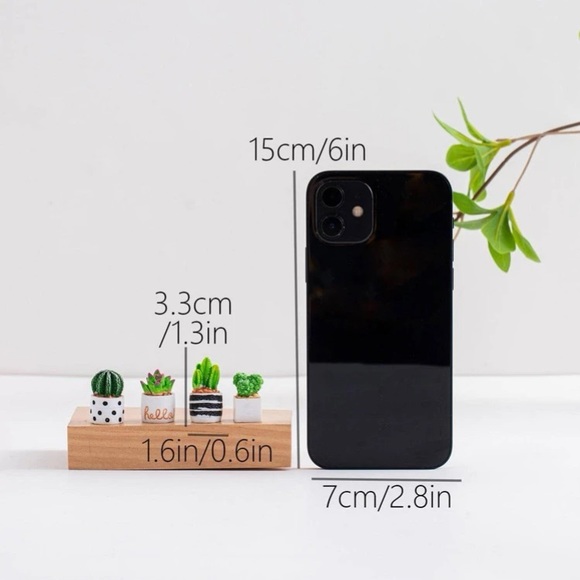 Cactus Succulent 4 Piece Mini Figurine Set - Picture 4 of 6